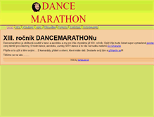 Tablet Screenshot of dancemarathon.tsfreedance.cz